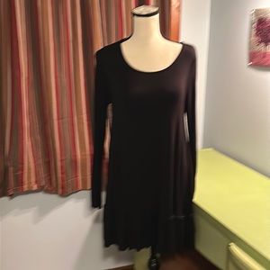 💜💜Cute Little OVERSIZED Black Stretchy Dress By Easel Los Angeles Lady  Size S